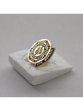 Vintage MOAA Military Officers Association of America Life Member Lapel Pin, New